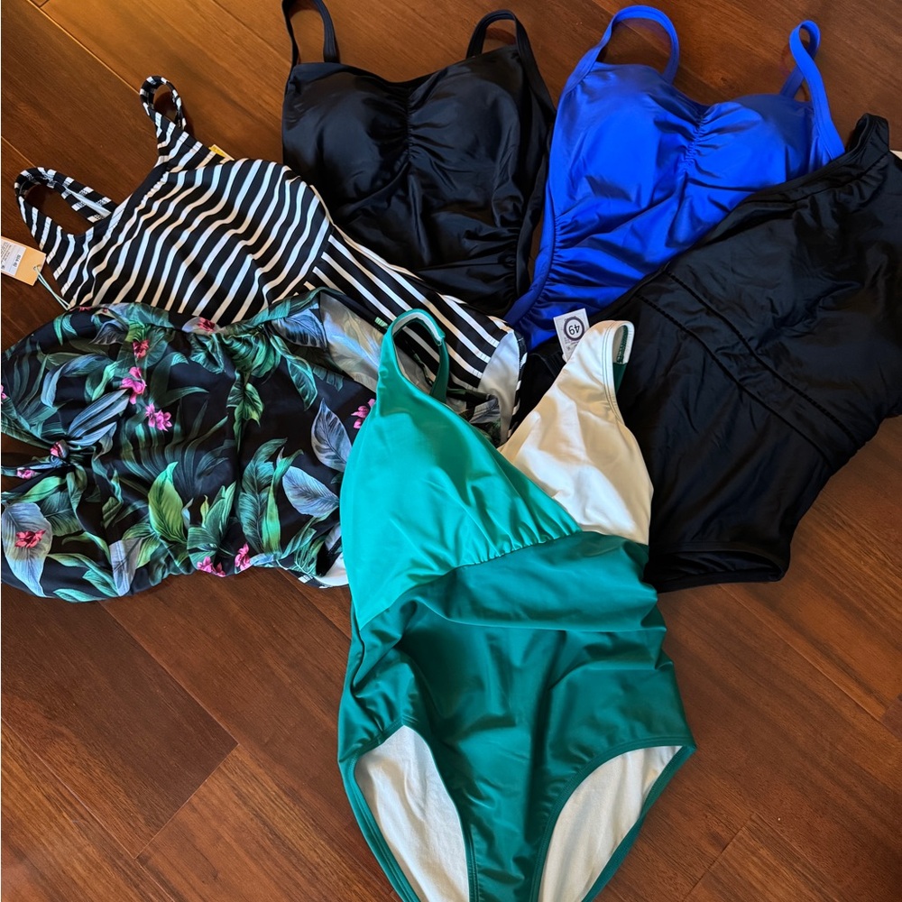 Lands' End *3/shade & shore * 2 \ kona sol -*1 One Piece Swimsuits -